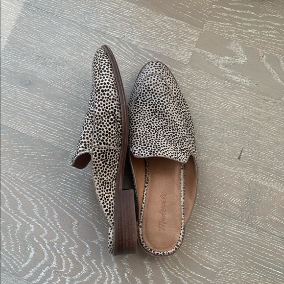 Madewell Frances Loafer Mule In Spotted Calf Hair - Picture 5 of 6